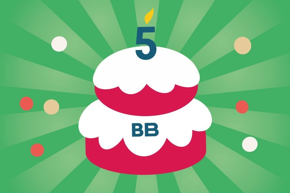 Нам 5 лет! Ловите подарки и скидки!