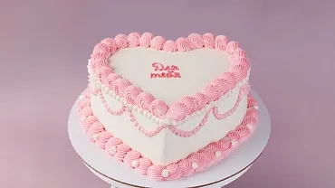 Торт «Розовое кружево»