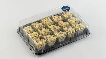 Салат «Крабовый» в фуршетных стаканчиках, 15 шт