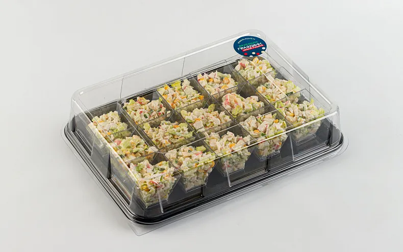 Салат «Крабовый» в фуршетных стаканчиках, 15 шт