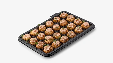 Профитроль с муссом из лосося, 24 шт