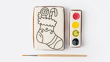 Набор из пряников для раскрашивания «Вкусная Акварель»