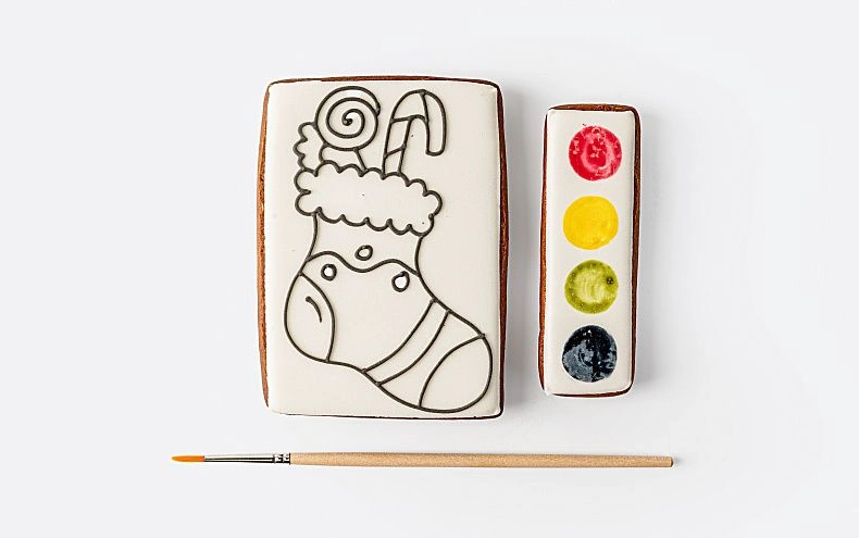 Набор из пряников для раскрашивания «Вкусная Акварель»