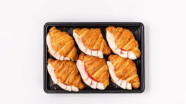 Круассан с индейкой и мягким сыром, 6 шт