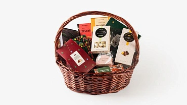 Набор «Праздничный» большой в корзине