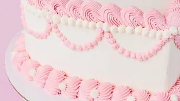 Торт «Розовое кружево»