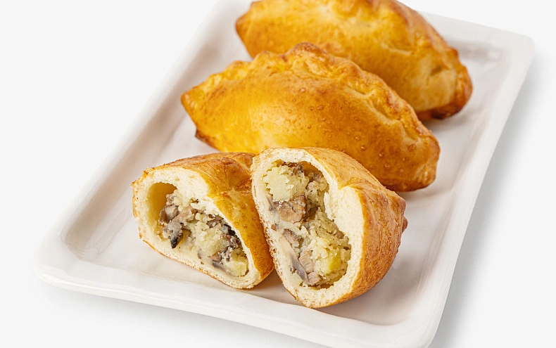 Пирожки с картошкой и грибами, 6 шт