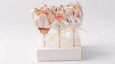 Пряники имбирные с индивидуальным дизайном «Зверята в облаках», 12 шт