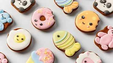 Набор пряников мини «Зверята», 30 шт