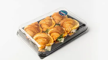 Круассан с курицей и яйцом, 6 шт