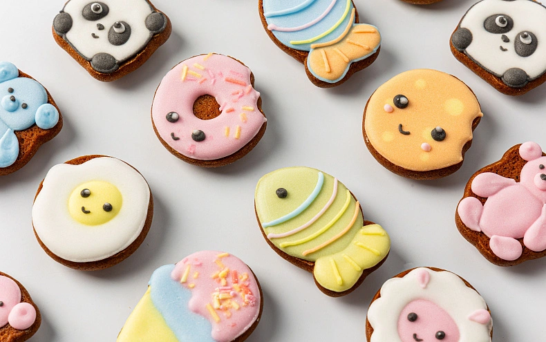 Набор пряников мини «Зверята», 30 шт