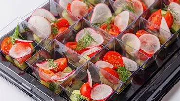 Салат «Овощной» фуршетные стаканчики, 15 шт