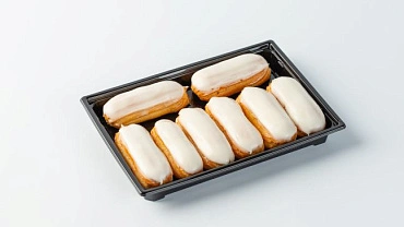 Набор ванильных эклеров, 8 шт