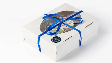 Набор «Новогодние тортики» в стаканчиках, 9 шт