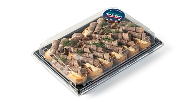 Мини-эклеры с ростбифом, 8 шт