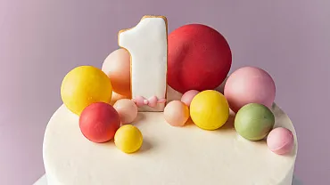 Торт «Сердечко» с цифрой