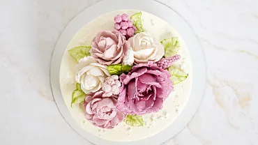 Торт «Нежный букет»