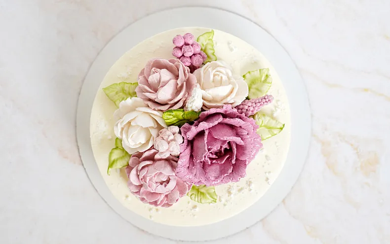 Торт «Нежный букет»