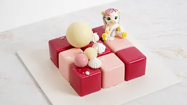 Торт-кубик «Единорог»