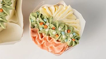 Набор Бенто-торт с капкейками «Зимний»