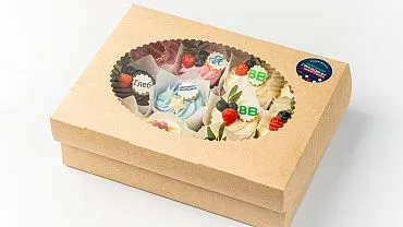 Капкейки с индивидуальным дизайном, 12 шт