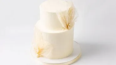 Торт свадебный «Флер» с топпером