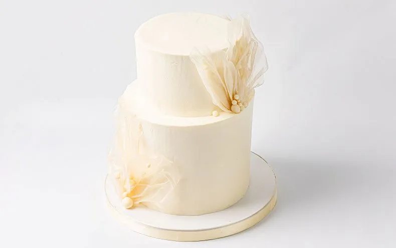 Торт свадебный «Флер» с топпером