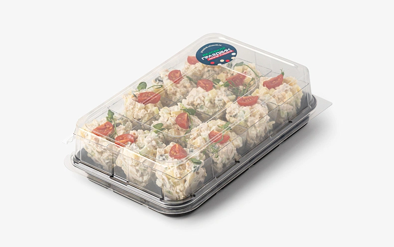 Салат «Столичный» с мясом цыпленка, 12 шт