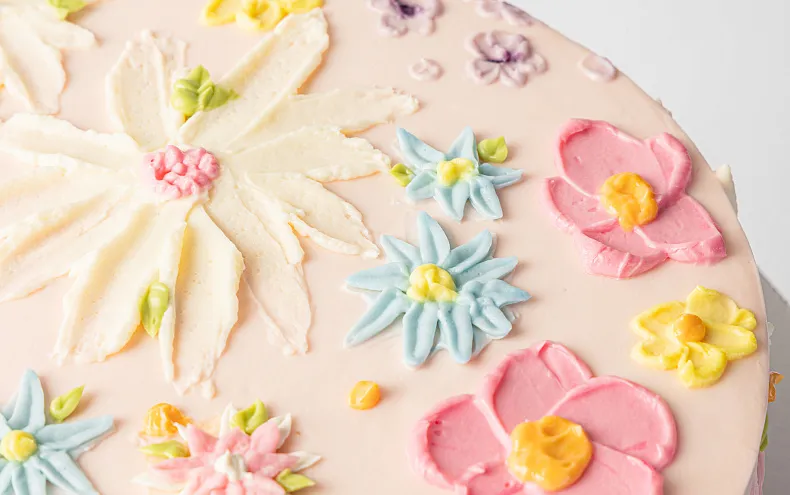 Торт «Цветы»