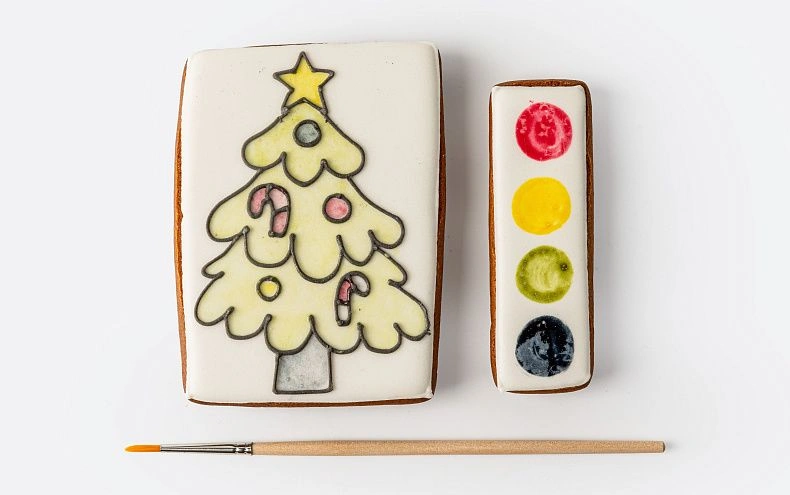 Набор из пряников для раскрашивания «Вкусная Акварель»