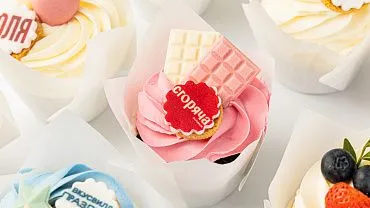 Капкейки с индивидуальным дизайном, 12 шт