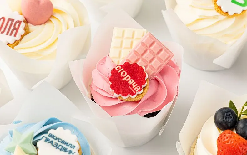 Капкейки с индивидуальным дизайном, 12 шт