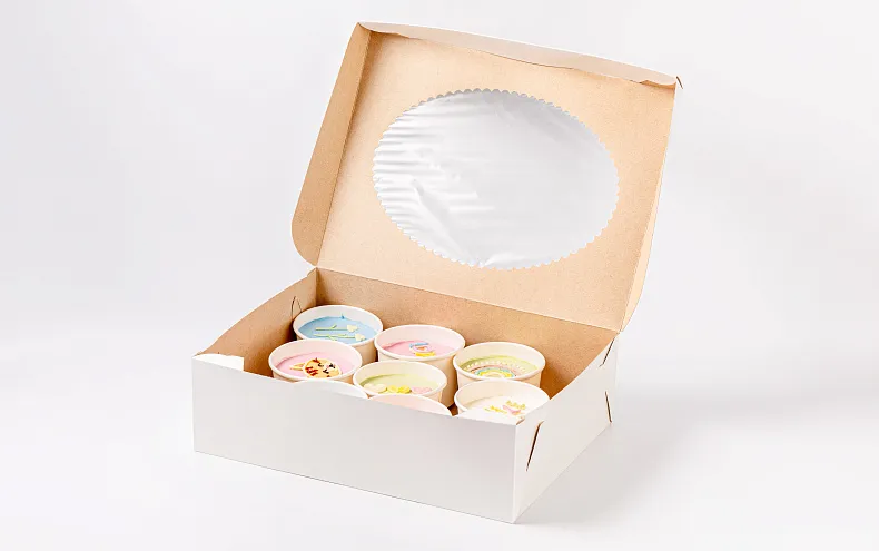 Набор «Весёлые тортики» в стаканчиках, 9 шт