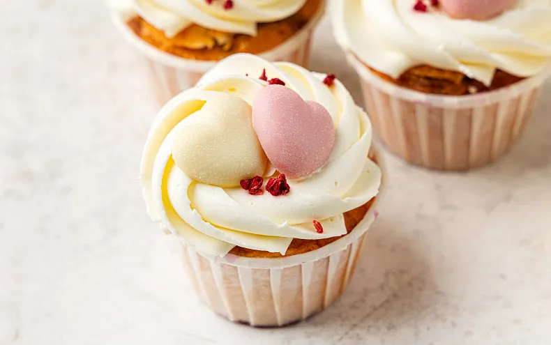 Набор Бенто торт с капкейками «Маме»