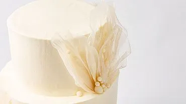 Торт свадебный «Флер» с топпером