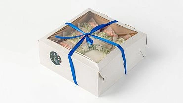 Набор Бенто-торт с капкейками «Зимний»