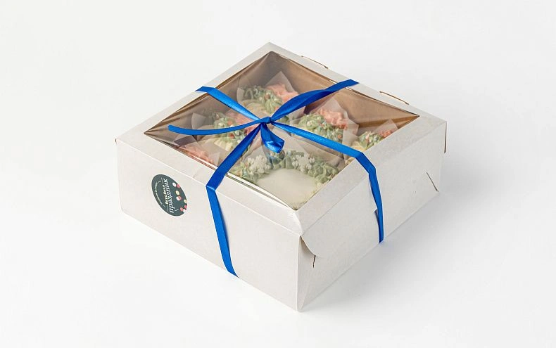 Набор Бенто-торт с капкейками «Зимний»