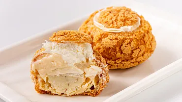 Пирожное «Шу» миндаль-кокос, 6 шт