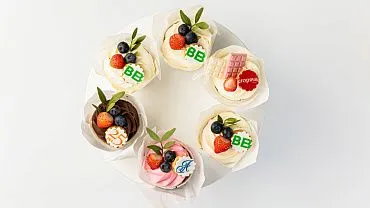 Капкейки с индивидуальным дизайном, 12 шт