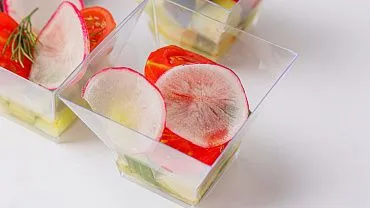 Салат «Овощной» фуршетные стаканчики, 15 шт