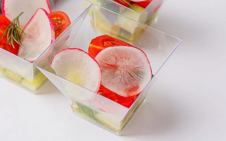 Салат «Овощной» фуршетные стаканчики, 15 шт