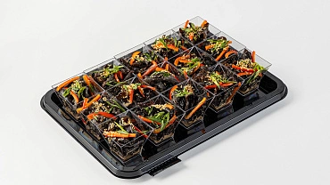 Салат с древесными грибами и с тайским соусом, 15 шт