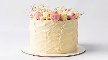 Торт «Свадебный с розами»