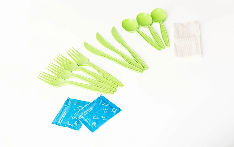 Набор столовых приборов биоразлагаемых, для 3х персон