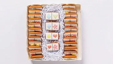 Набор из пряников «Домино» Праздничный,  28 шт