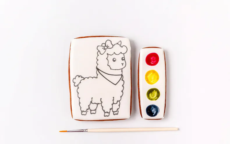 Набор из пряников для раскрашивания «Вкусная Акварель»