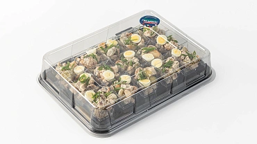 Салат «Охотничий» с печеным картофелем, 15 шт.