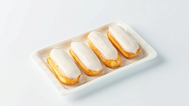 Набор ванильных эклеров, 8 шт