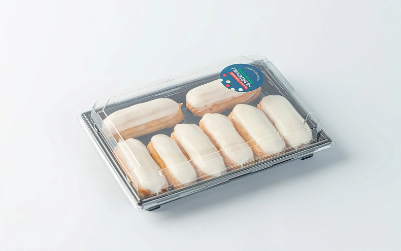 Набор ванильных эклеров, 8 шт