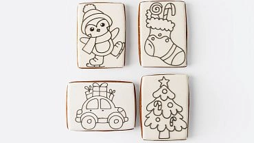 Набор из пряников для раскрашивания «Вкусная Акварель»